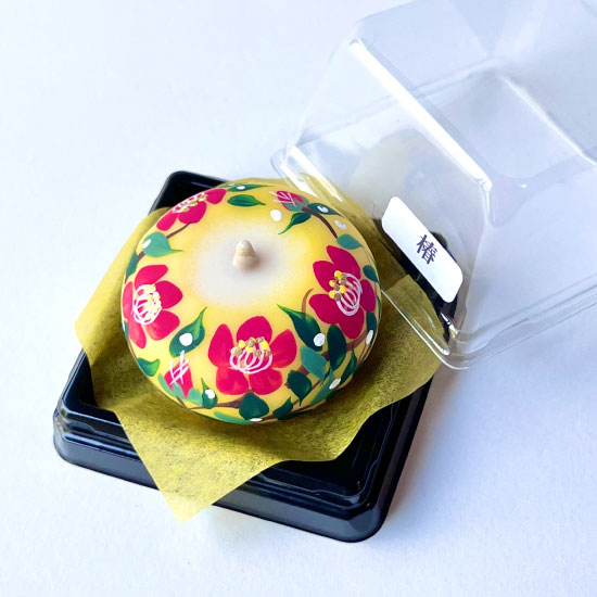 Echigo Flower Candle Hand Painted Round Candles 12 pcs Set - Four Seasons Flower -, Japanese Wa-Rousoku (Japanese candle)