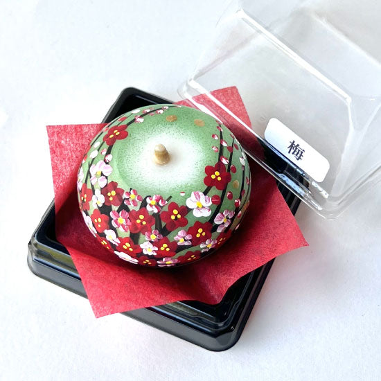 Echigo Flower Candle Hand Painted Round Candles 12 pcs Set - Four Seasons Flower -, Japanese Wa-Rousoku (Japanese candle)