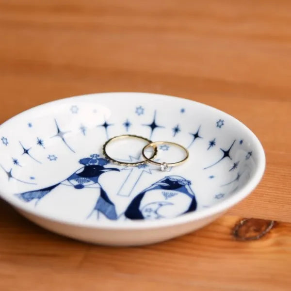 Hasami Yaki(ware) Small Plate Set of 5pcs - Animal -, Japanese Hasami ware plate