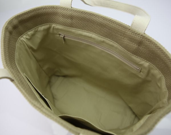 High Quality Matsuemon Canvas Tote Bag - yellow brown -, Japanese canvas tote bag