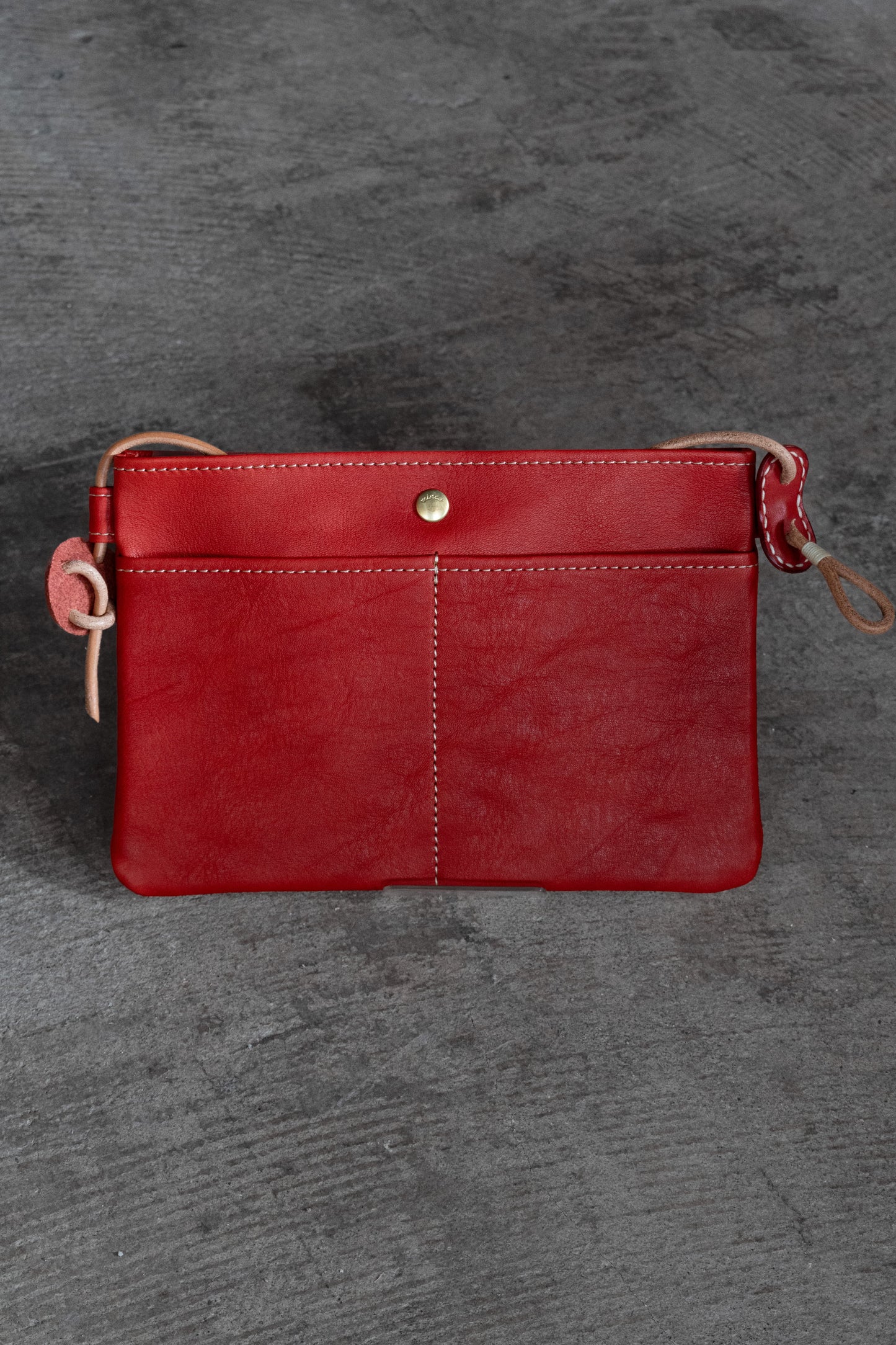 High Quality Tochigi Leather Shoulder Bag, Sacosh, Handmade in Japan