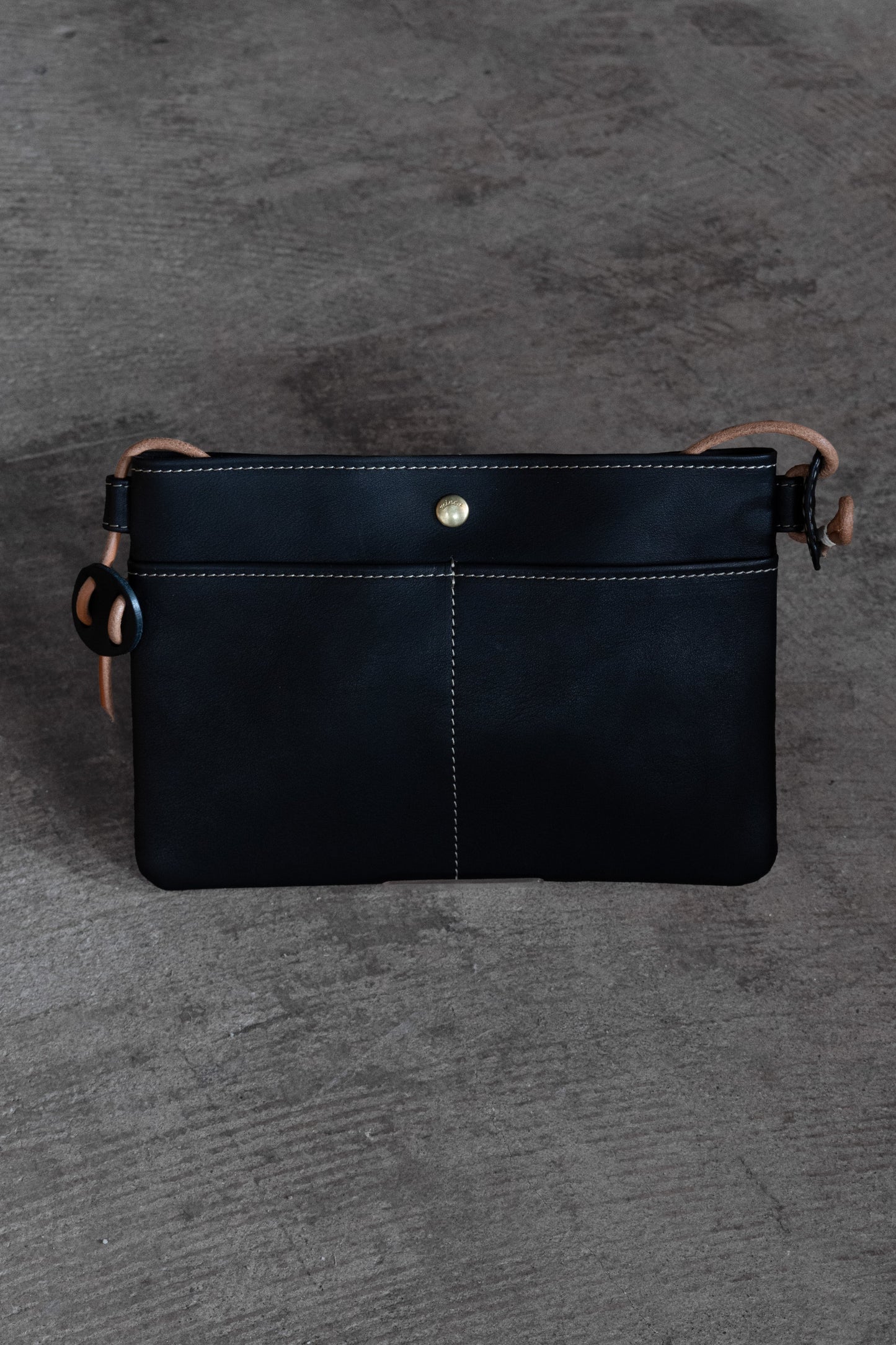 High Quality Tochigi Leather Shoulder Bag, Sacosh, Handmade in Japan