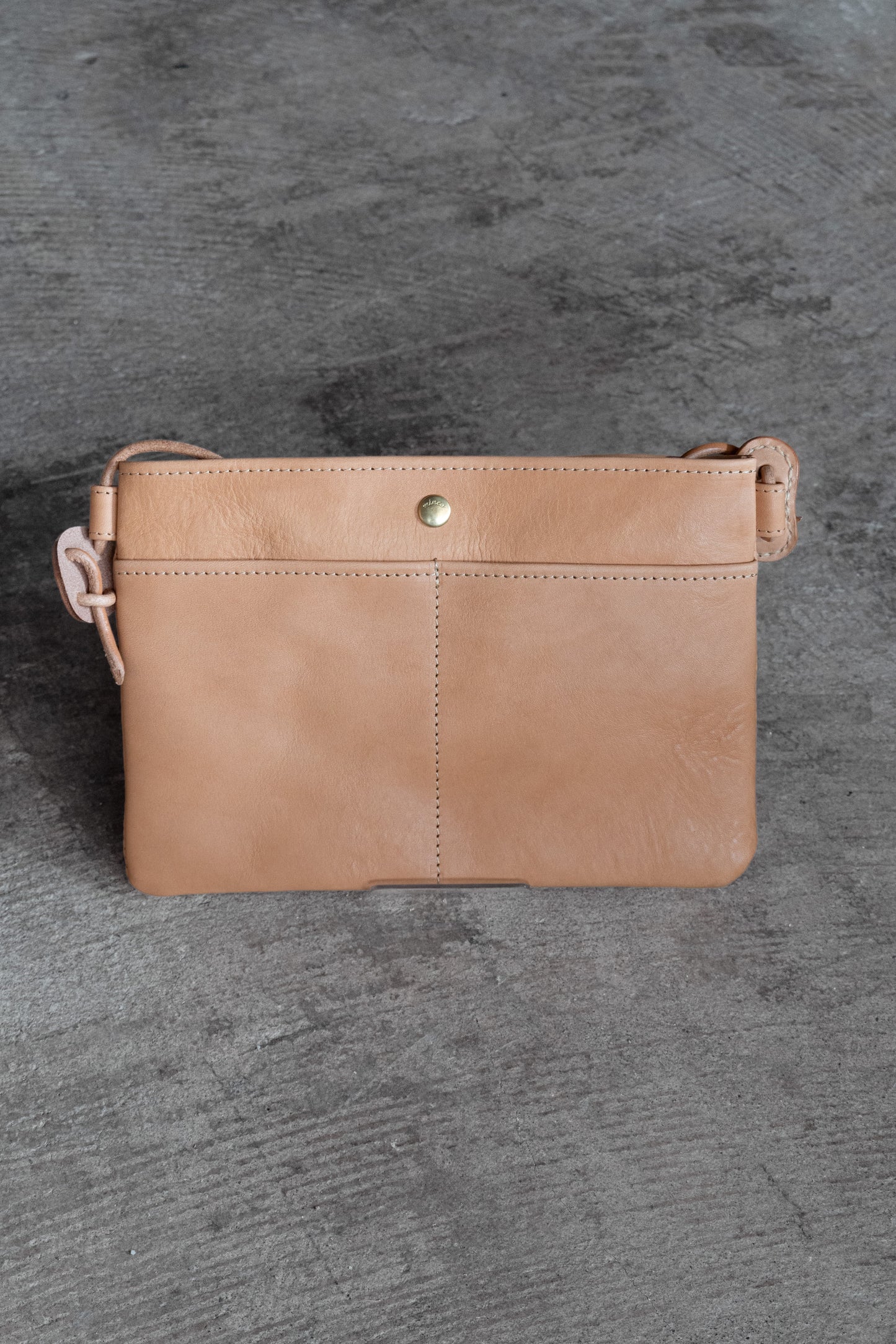 High Quality Tochigi Leather Shoulder Bag, Sacosh, Handmade in Japan