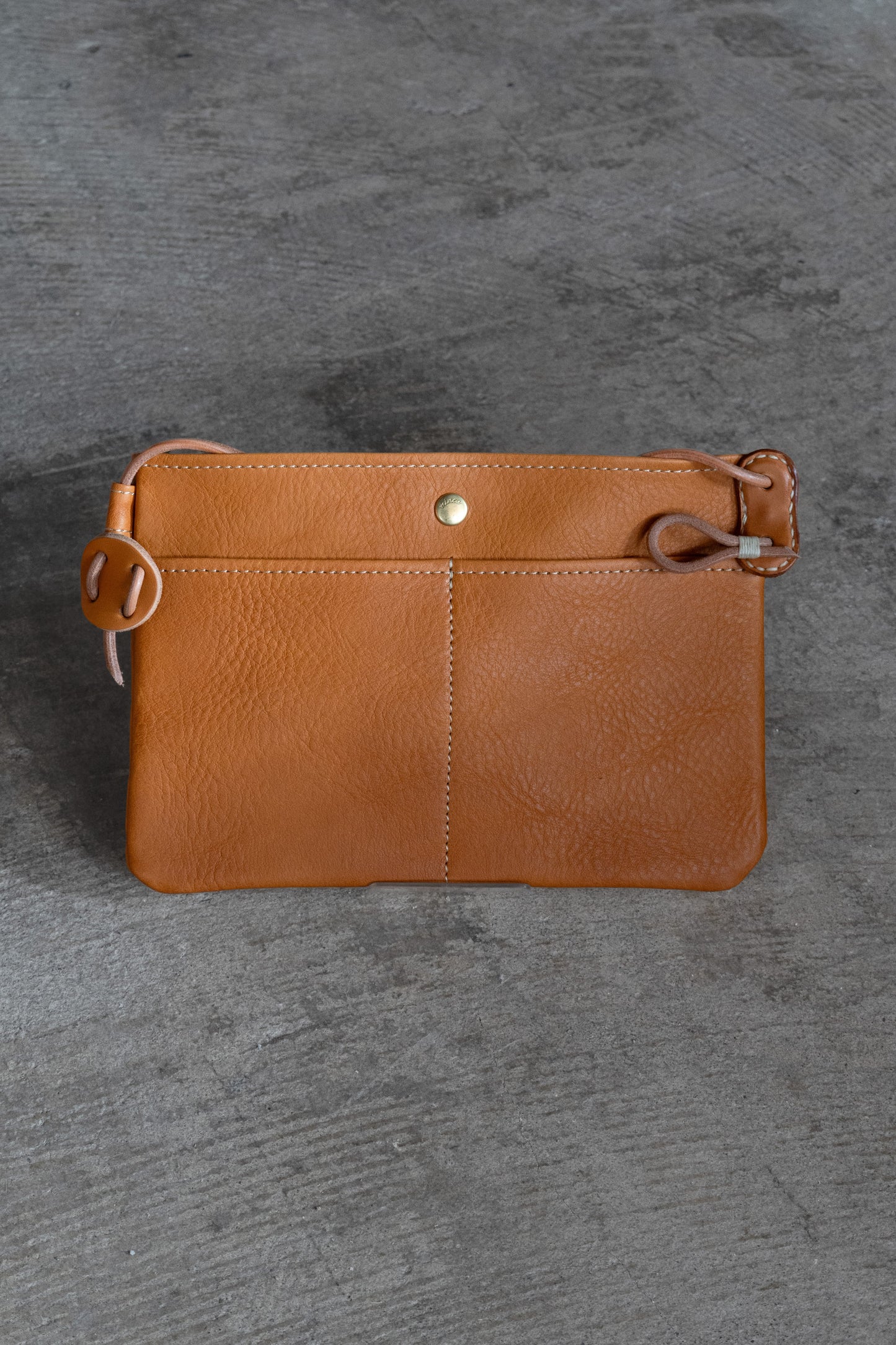 High Quality Tochigi Leather Shoulder Bag, Sacosh, Handmade in Japan