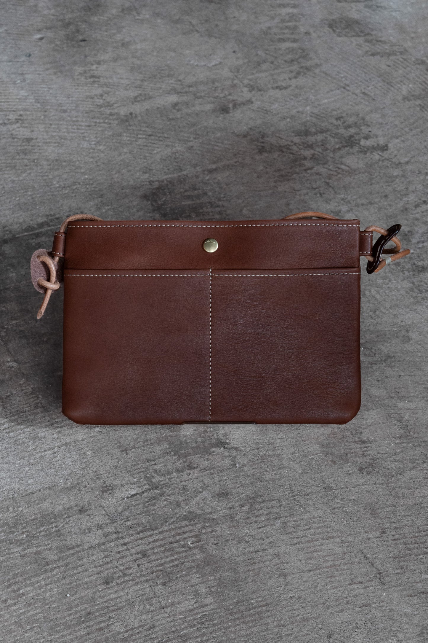 High Quality Tochigi Leather Shoulder Bag, Sacosh, Handmade in Japan