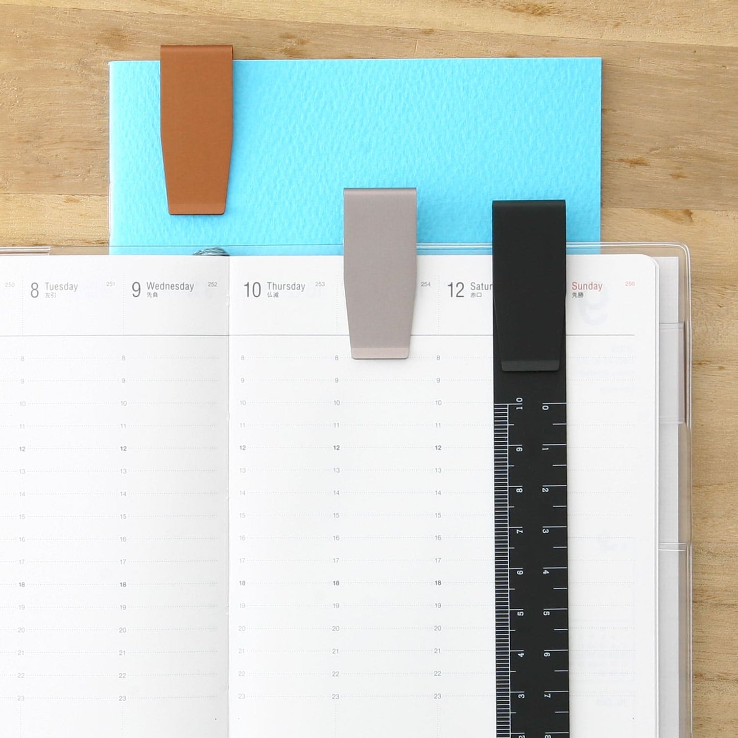 Hightide: Ruler Clip, Hobonichi Techo Accessories