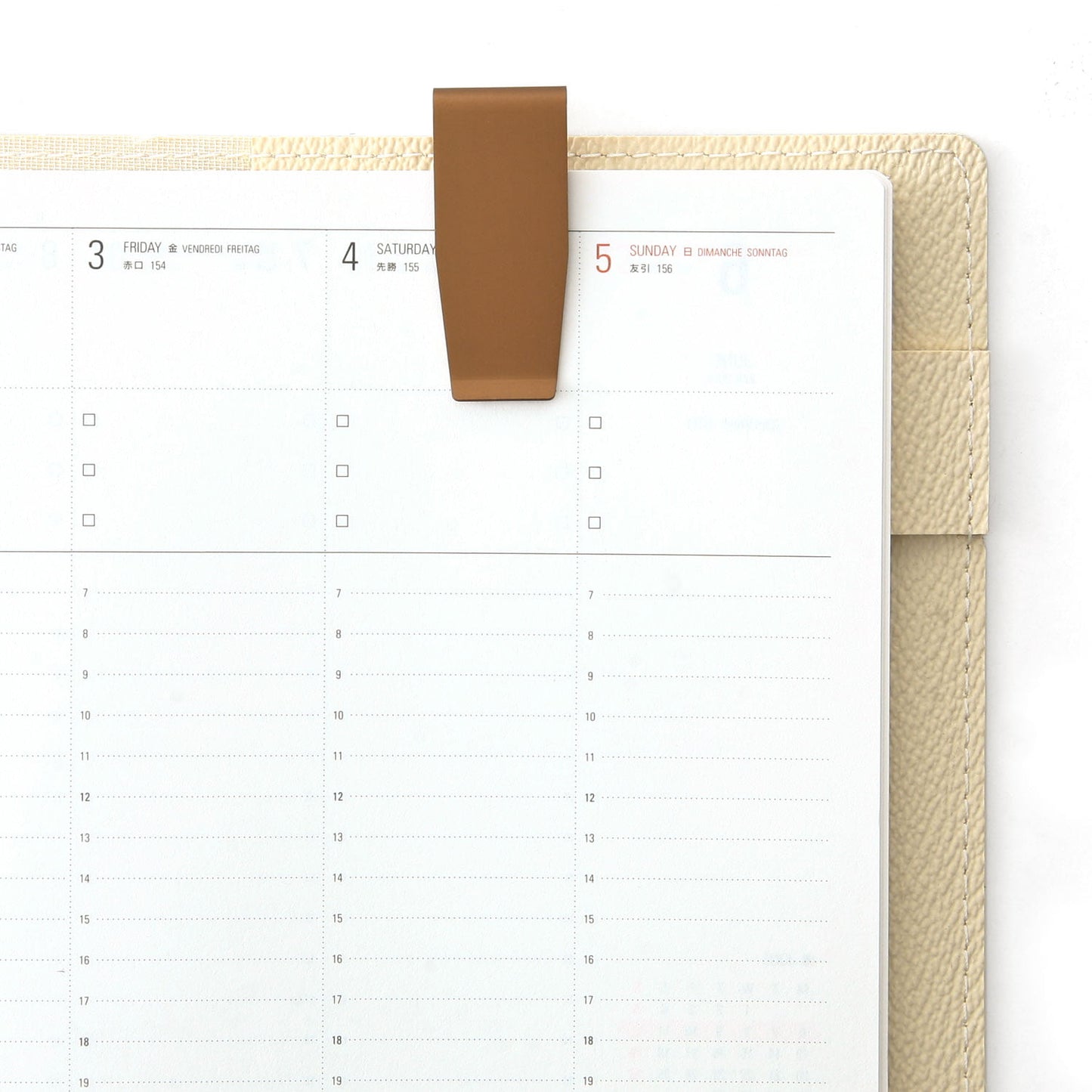 Hightide: Ruler Clip, Hobonichi Techo Accessories