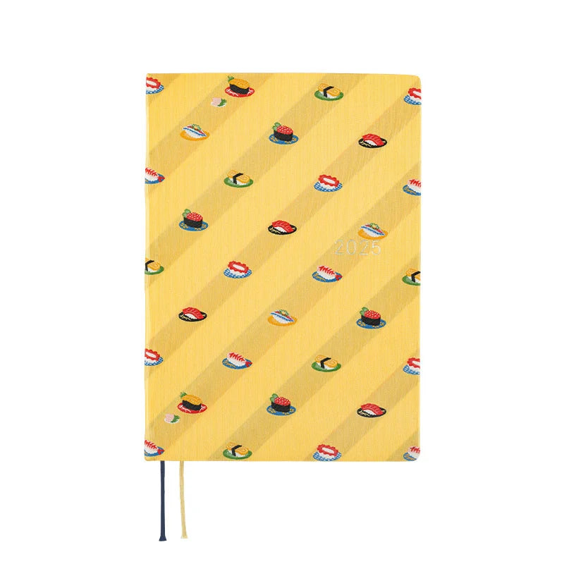 Hobonichi Techo 2025 Bow & Tie: Sushi HON / A5 Size / Daily / Jan start / Mon start - English Edition