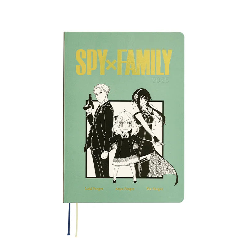 Hobonichi Techo 2025 SPY x FAMILY: Forger Family HON / A5 Size / Daily / Jan start / Mon start - English Edition