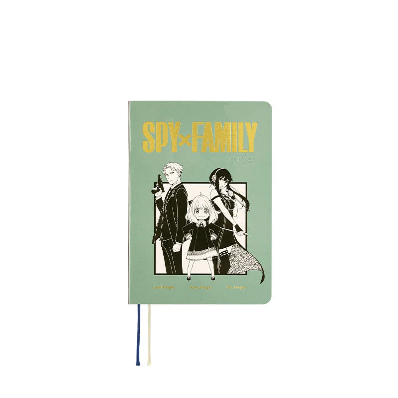 Hobonichi Techo 2025 SPY x FAMILY: Forger Family HON / A6 Size / Daily / Jan start / Mon start - English Edition