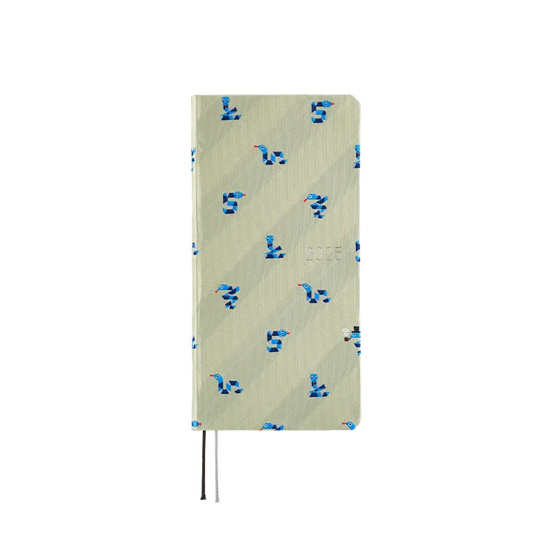 Hobonichi Techo 2025 Bow & Tie: Snake Toy Weeks Hardcover Book / Weekly Horizontal / January start / Monday start - English Edition