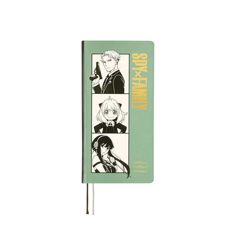 Hobonichi Techo 2025 SPY x FAMILY: Forger Family Weeks Hardcover Book / Weekly Horizontal / January start / Monday start - English Edition
