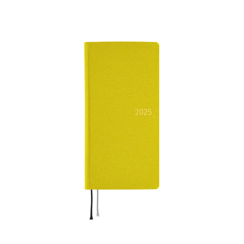 Hobonichi Weeks MEGA, Hobonichi Techo 2025 Colors: Pistachio Weeks Mega Hardcover Book / Weekly Horizontal / January start / Monday start - English Edition
