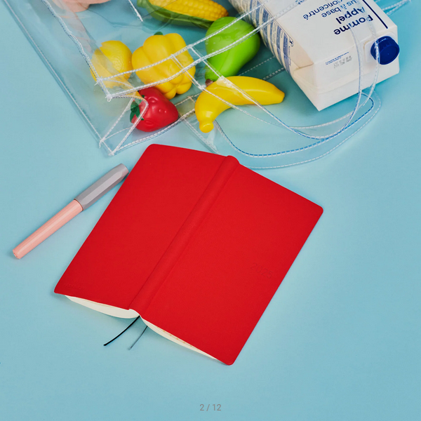 Sale! Hobonichi Weeks MEGA, Hobonichi Techo 2025 Colors: Chili Pepper Weeks Mega Hardcover Book / Weekly Horizontal / January start / Monday start - English Edition