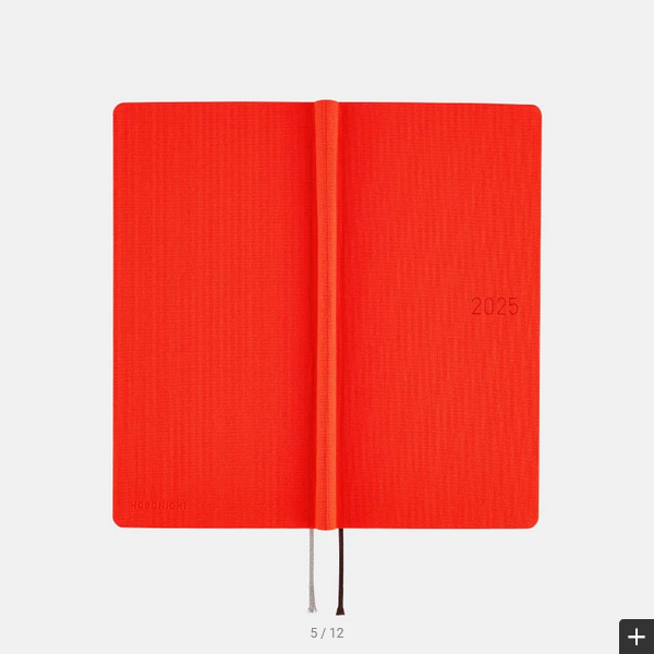 Sale! Hobonichi Weeks MEGA, Hobonichi Techo 2025 Colors: Chili Pepper Weeks Mega Hardcover Book / Weekly Horizontal / January start / Monday start - English Edition