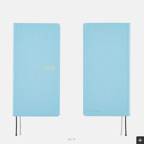 Hobonichi Techo 2025 Colors: Lemon Water Weeks Hardcover Book / Weekly Horizontal / January start / Monday start - English Edition