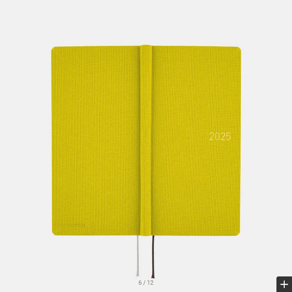 Hobonichi Techo 2025 Colors: Pistachio Weeks Hardcover Book / Weekly Horizontal / January start / Monday start - English Edition