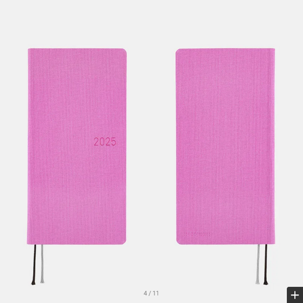 Hobonichi Techo 2025 Colors: Sweet Purple Weeks Hardcover Book / Weekly Horizontal / January start / Monday start - English Edition