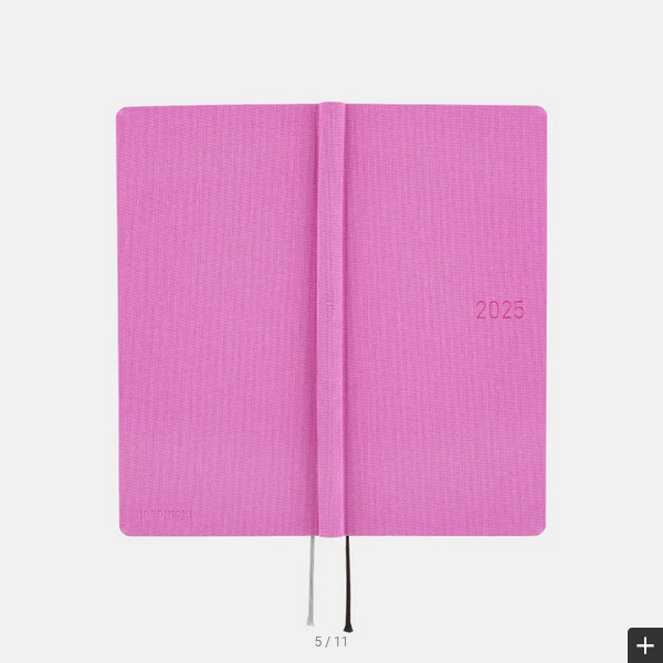 Hobonichi Techo 2025 Colors: Sweet Purple Weeks Hardcover Book / Weekly Horizontal / January start / Monday start - English Edition