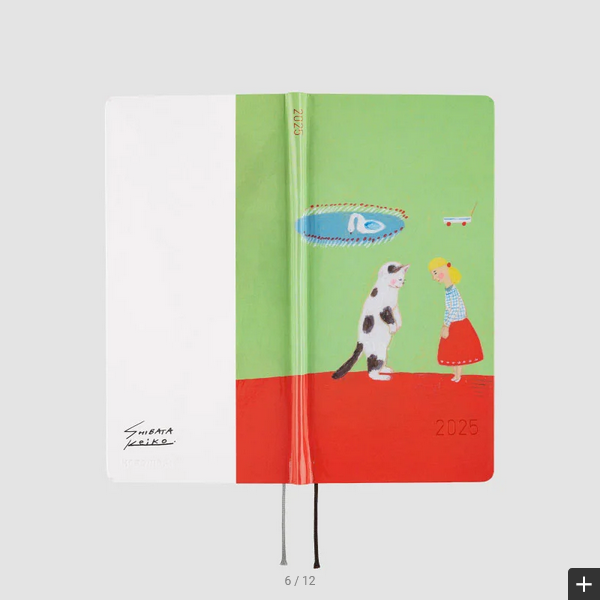 Hobonichi Techo 2025 Keiko Shibata: Thanks for your hard work, Aoki-san Weeks Hardcover Book / Weekly Horizontal / January start / Monday start - English Edition