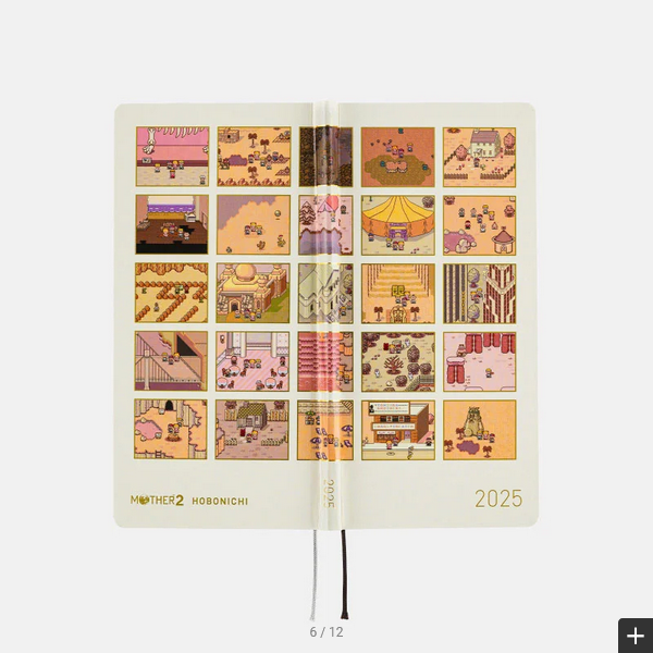 Hobonichi Techo 2025 MOTHER: Smiles & Tears Weeks Hardcover Book / Weekly Horizontal / January start / Monday start - English Edition