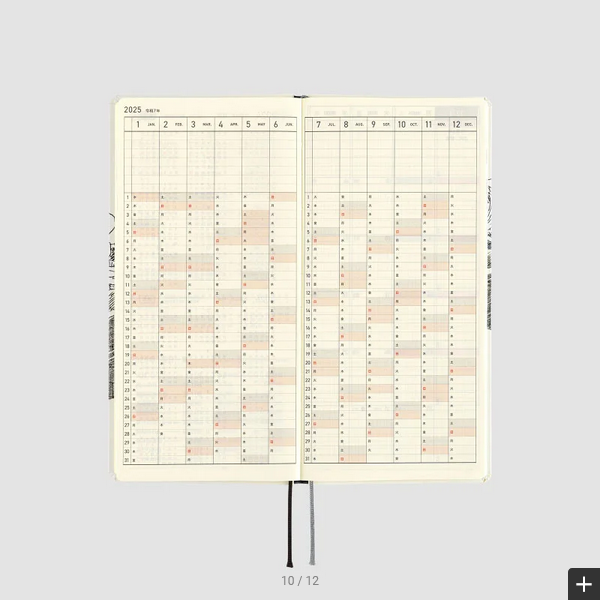 Sale! Hobonichi Techo 2025 ONE PIECE magazine: Straw Hat Luffy (Ivory) Weeks Hardcover Book / Weekly Horizontal / January start / Monday start - English Edition
