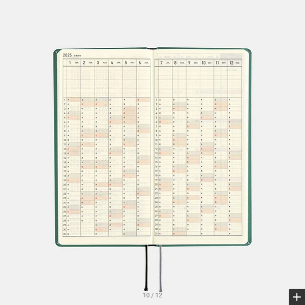 Hobonichi Techo 2025 SPY x FAMILY: Forger Family Weeks Hardcover Book / Weekly Horizontal / January start / Monday start - English Edition