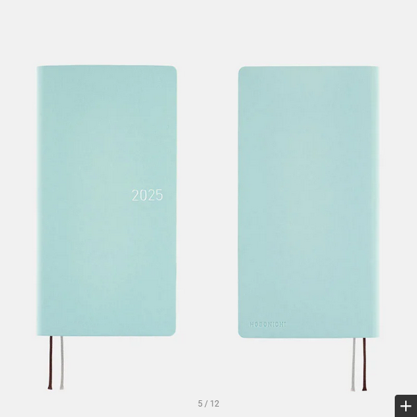 Hobonichi Techo 2025 Smooth: Vanilla Soda Weeks Softcover Book / Weekly Horizontal / January start / Monday start - English Edition