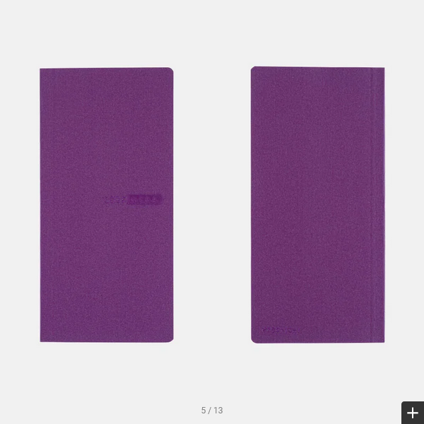 Sale! Hobonichi Weeks MEGA, Hobonichi Techo 2025 Sneaker: Rich Purple Weeks Mega Softcover Book / Weekly Horizontal / January start / Monday start - English Edition