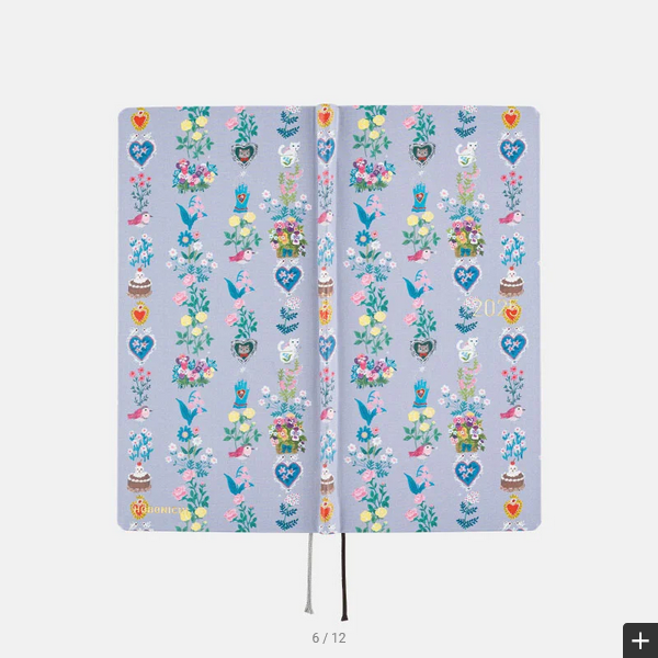 Sale! Hobonichi Techo 2025 Yumi Kitagishi: Beautiful Wallpaper Weeks Hardcover Book / Weekly Horizontal / January start / Monday start - English Edition