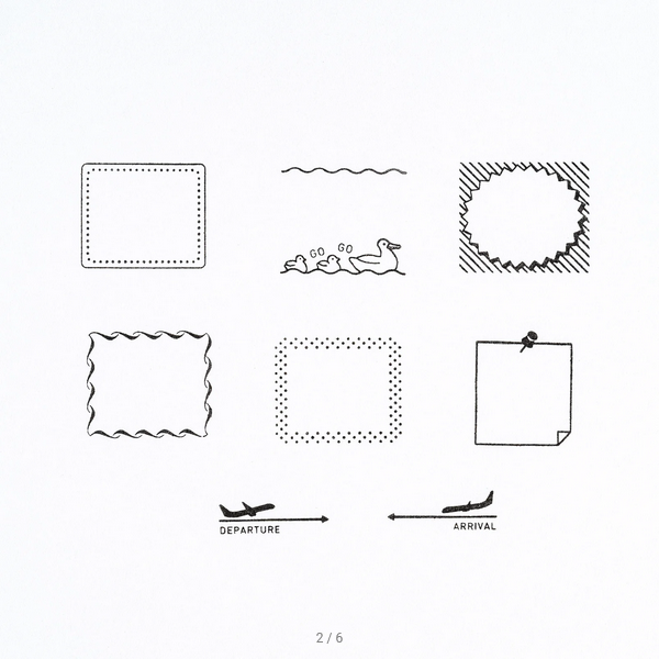 Hobonichi: Hobonichi Frame Stamp, 2025 Hobonichi Accessories
