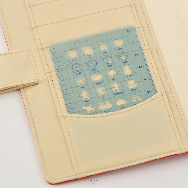 Hobonichi: Hobonichi Stencils Set, Set of 5 Pieces, Hobonichi Accessories