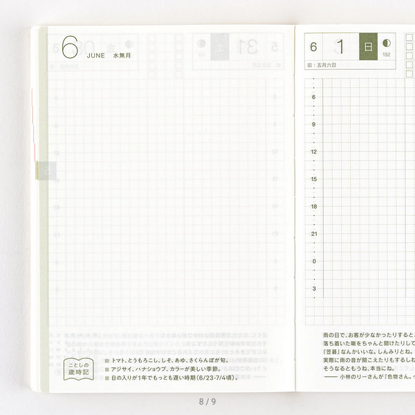 Hobonichi Techo 2025 Spring April Start - Hobonichi Techo 2025 Japanese Original Book (April Start) - Japanese Edition -