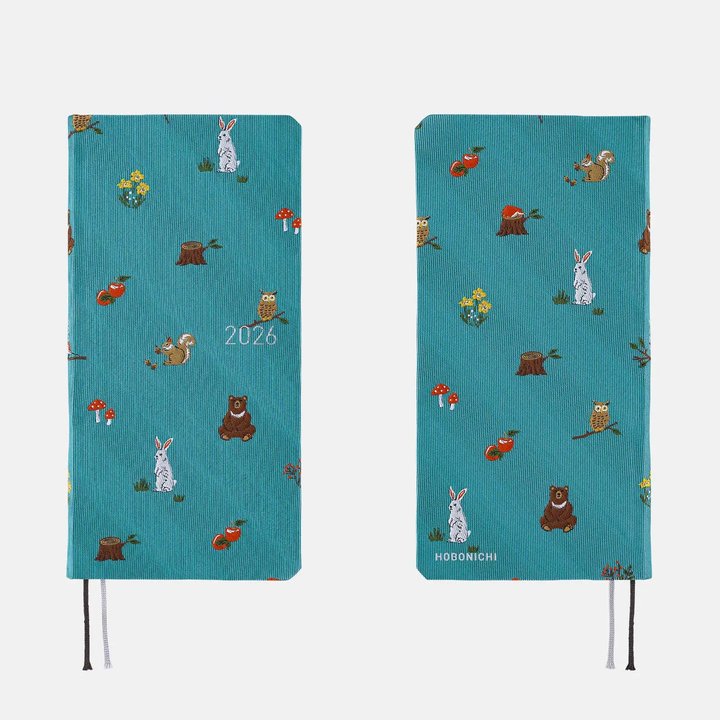 PRE-ORDER Hobonichi Techo 2026 Bow & Tie: In the Forest Weeks Hardcover Book / Weekly Horizontal / Jan start / Mon start - English Edition