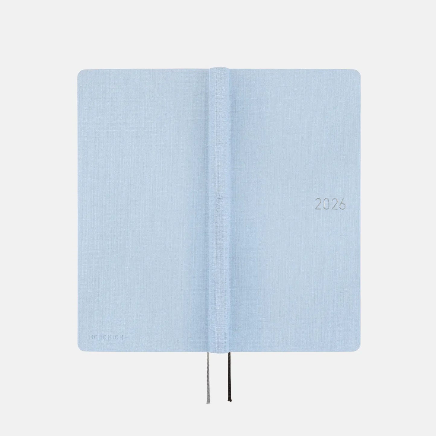 PRE-ORDER Weeks MEGA, Hobonichi Techo 2026 Colors: Sky Mist Weeks Mega Hardcover Book / Weekly Horizontal / Jan start / Mon start - English Edition