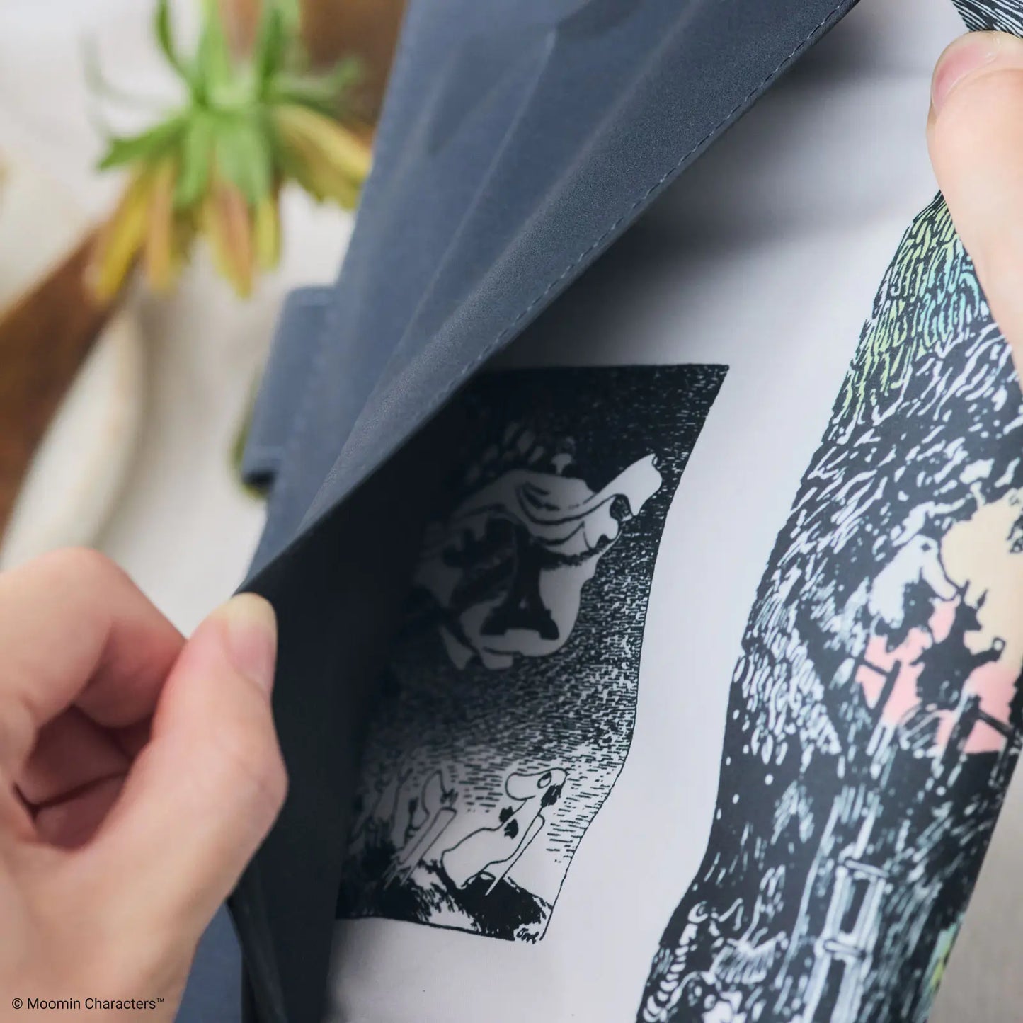 PRE-ORDER Hobonichi Techo 2026 Moomin: Night of the Big Party A5 Cousin Size Cover (Cover Only)