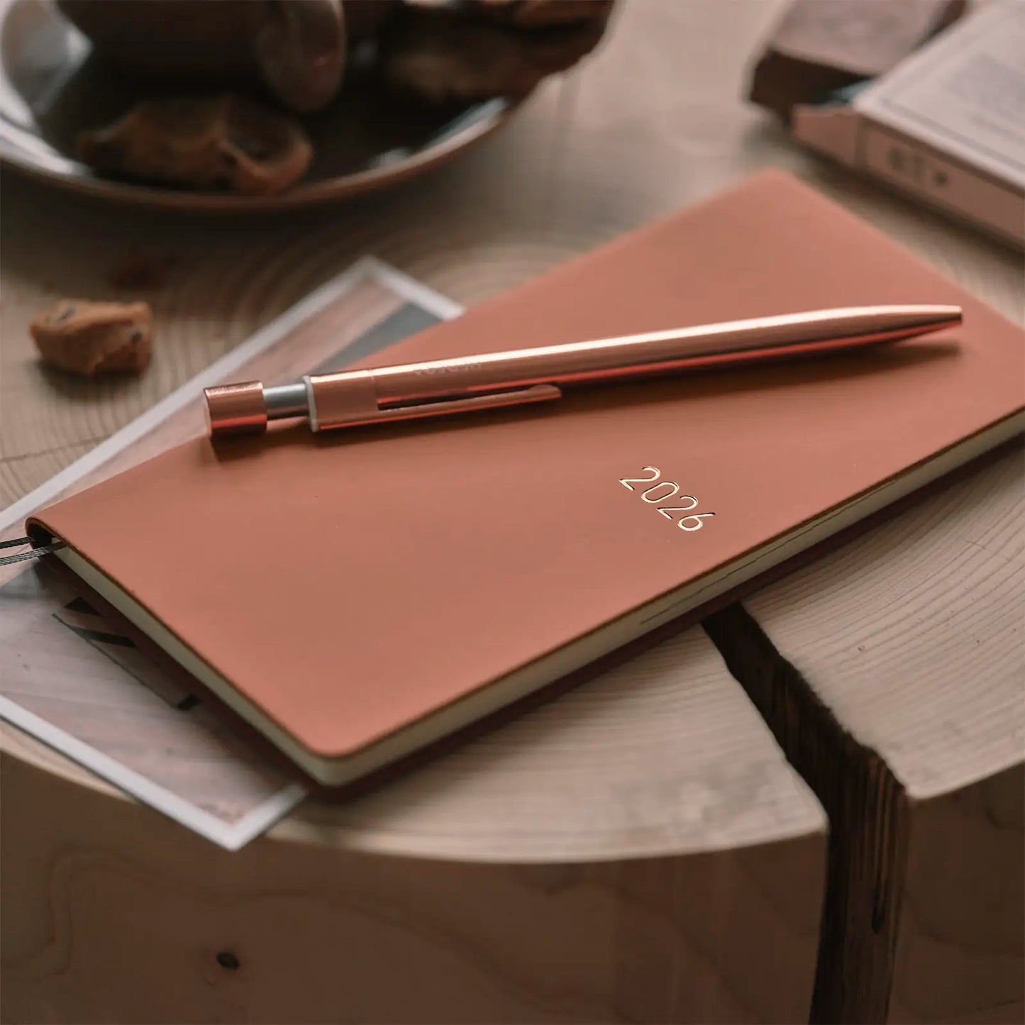 PRE-ORDER Hobonichi Techo 2026 Smooth: Milk Cocoa Weeks Hardcover Book / Weekly Horizontal / Jan start / Mon start - English Edition