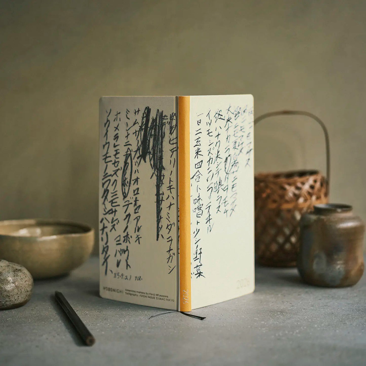 PRE-ORDER Hobonichi Techo 2026 Yuichi Inoue: Amenimo Makezu Weeks Hardcover Book / Weekly Horizontal / Jan start / Mon start - English Edition