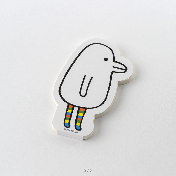Hobotoridori: Hobotoridori Die-Cut Memo Pad, Hobonichi Techo Accessories