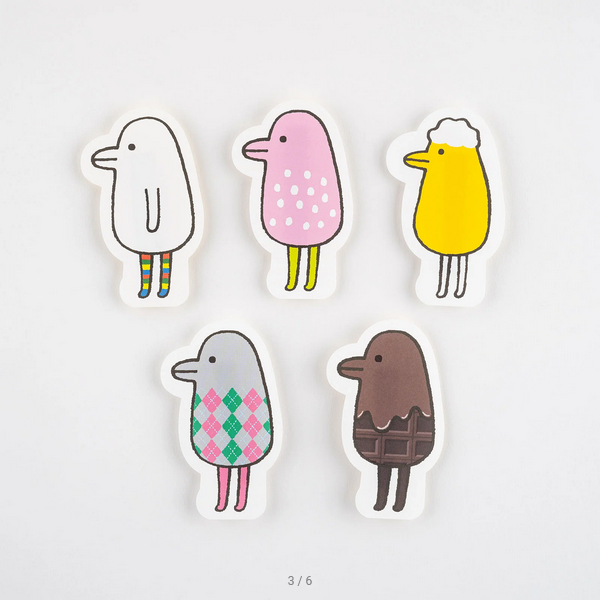 Hobotoridori: Hobotoridori Die-Cut Memo Pad, Hobonichi Techo Accessories