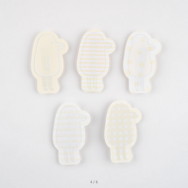 Hobotoridori: Hobotoridori Die-Cut Memo Pad, Hobonichi Techo Accessories