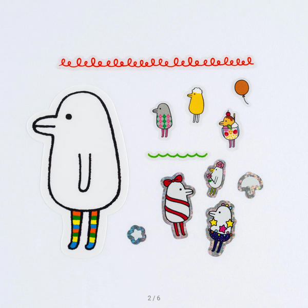 Hobotoridori: Hobotoridori Stickers, Hobonichi Techo Accessories