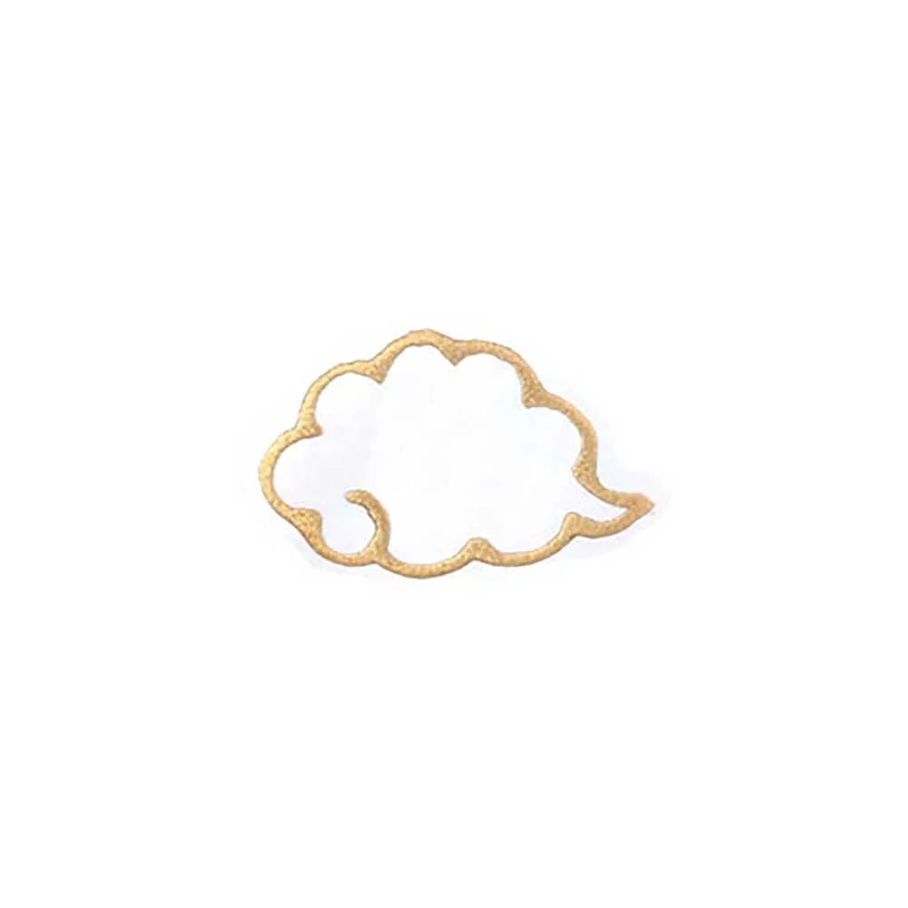 Maki-e Urushi Lacquer Pendant Necklace - White South Sea Pearl Shell / Auspicious Cloud -, Traditional Japanese Urushi Lacquer Jewelry