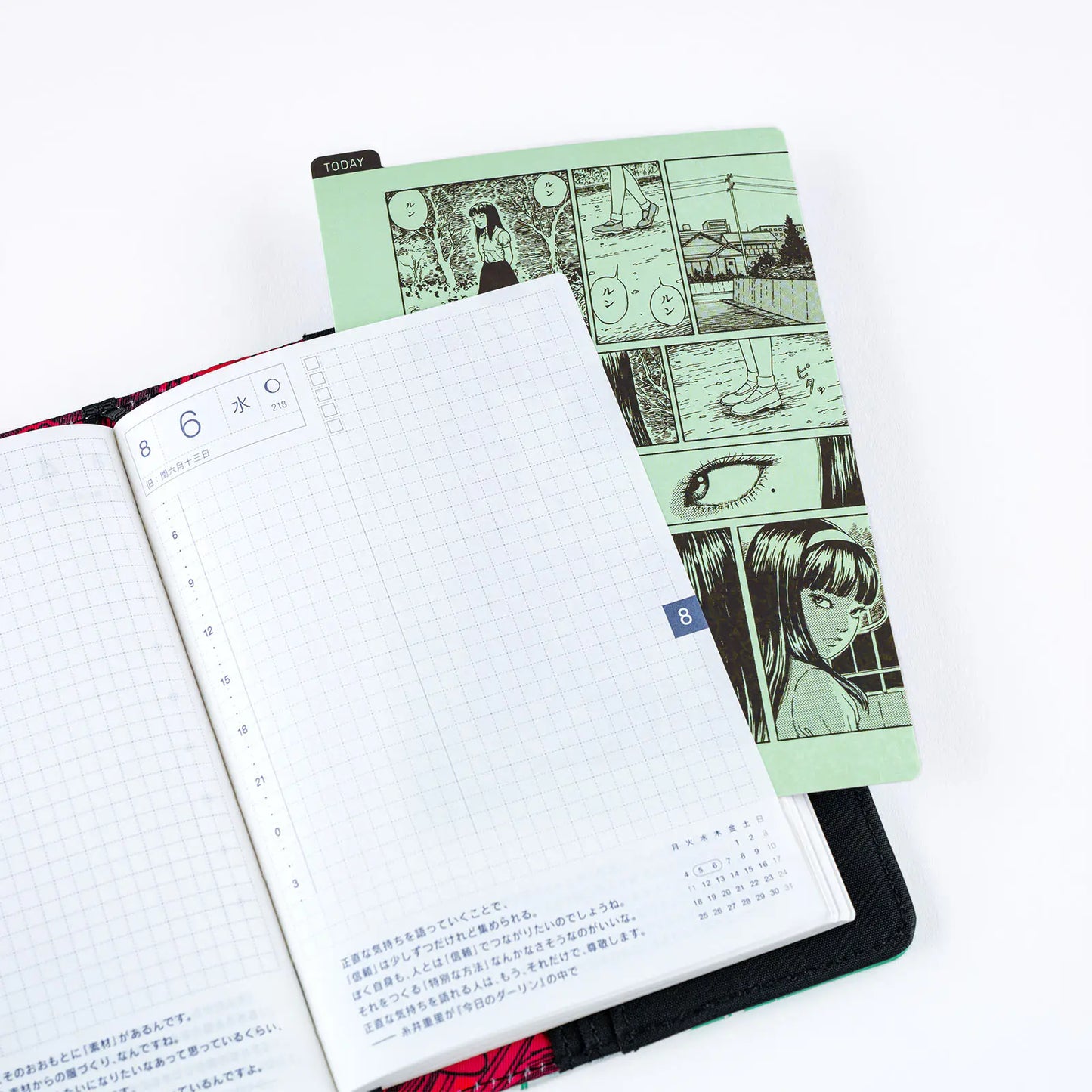 PRE-ORDER Junji Ito: Hobonichi Pencil Board (Tomie) For A6 Size / A5 Size / Weeks , 2026 Hobonichi Accessories