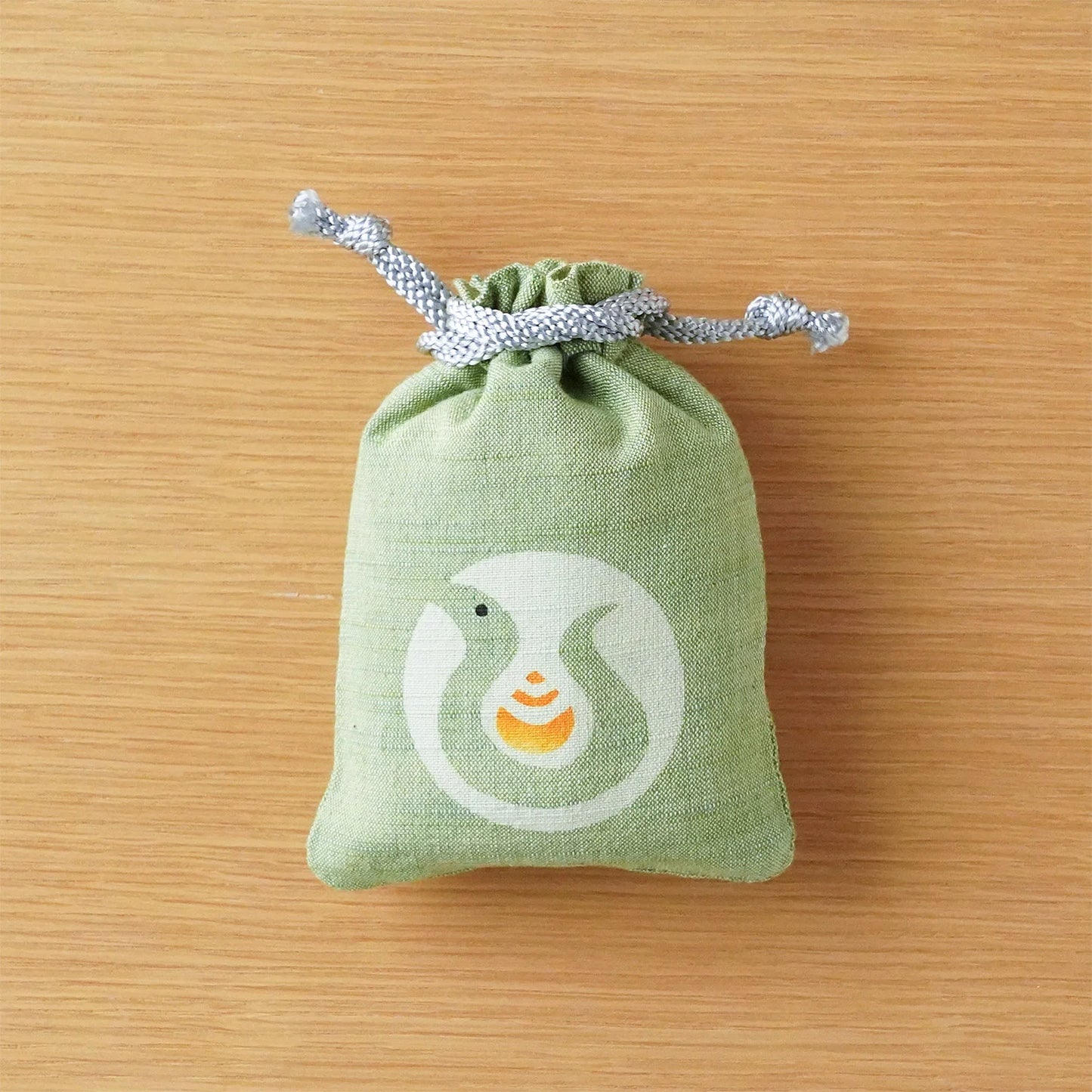 Katazome Small Talisman Bag - Snake -, Drawstring Pouch, Japanese traditional craft bag