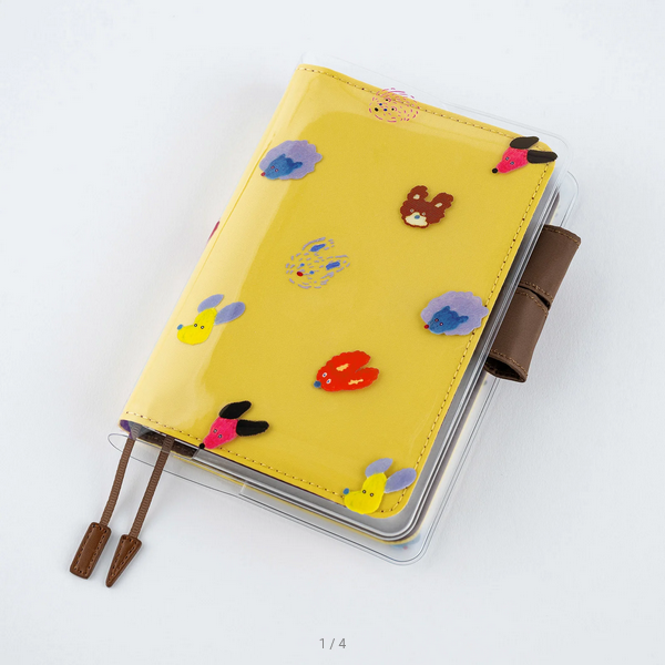 Keiko Shibata: Cover on Cover for A6 Size (Dog Ears Fluttering in the Wind), 2025 Hobonichi Accessories