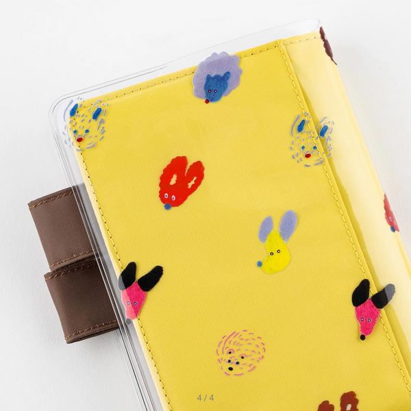 Keiko Shibata: Cover on Cover for A6 Size (Dog Ears Fluttering in the Wind), 2025 Hobonichi Accessories