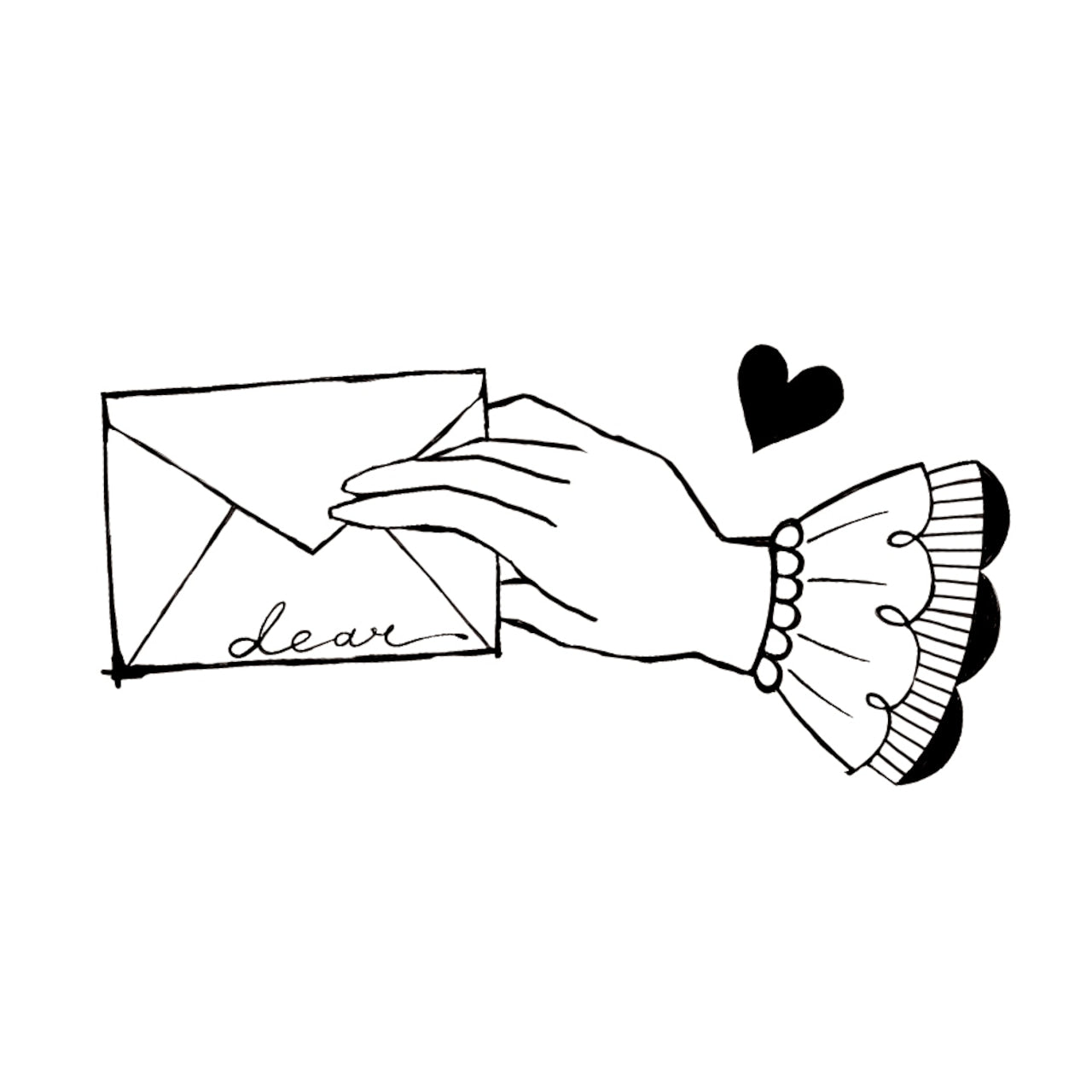 Kinotorico Wooden Rubber Stamp - LetterHand -, Kinotorico stamp