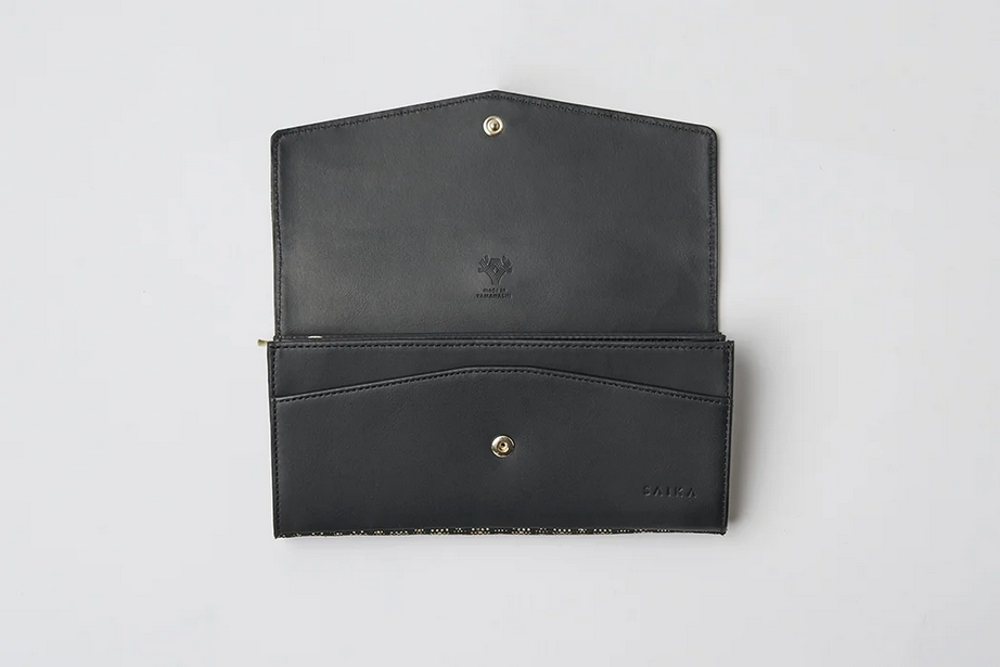 Koshu Inden Japanese Deerskin Leather Long Wallet, Made in Japan, Japanese Leather Wallet