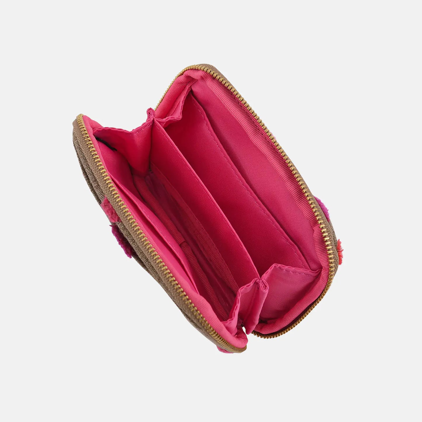 Koyaguchi Pile Fabric: Pink Sparkle Drawer Pouch Pocket,  Hobonichi Drawer Pouch Pocket